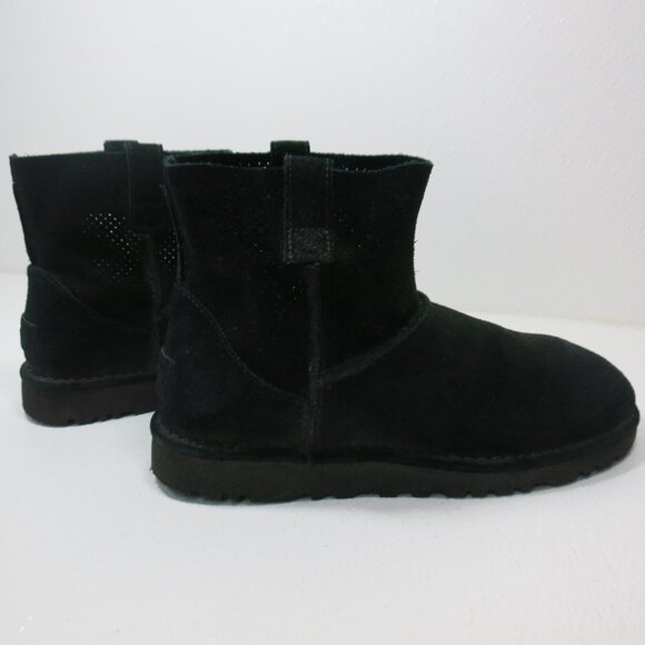 UGG Australia Classic Unlinned Mini Perforated Boots Women's Footwear Shoes 8 - Picture 4 of 7